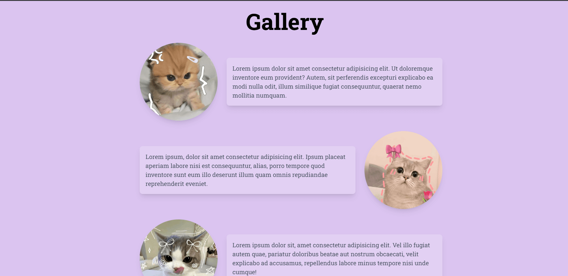 Tampilan proyek Website Ucapan Ulang Tahun #3